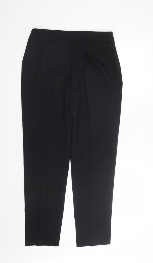 George Womens Black Carrot Trousers Size 12 L29 in
