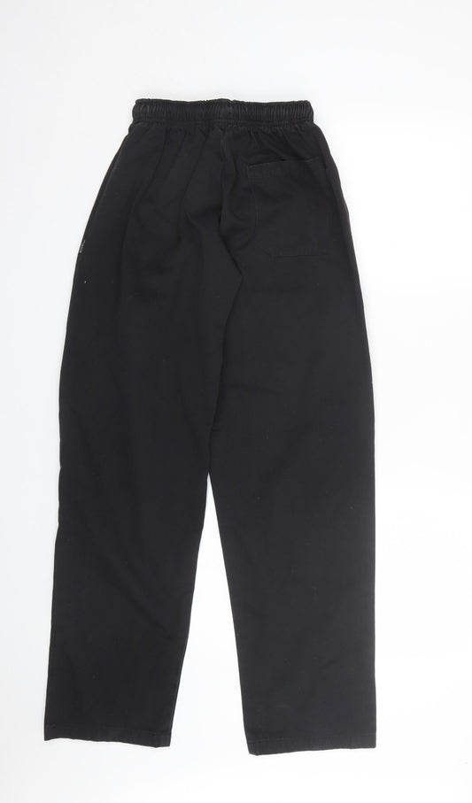 Preworn Mens Black Trousers Size 25 in L30 in