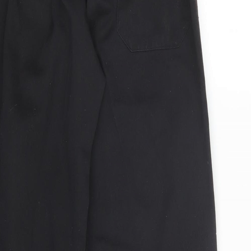 Preworn Mens Black Trousers Size 25 in L30 in