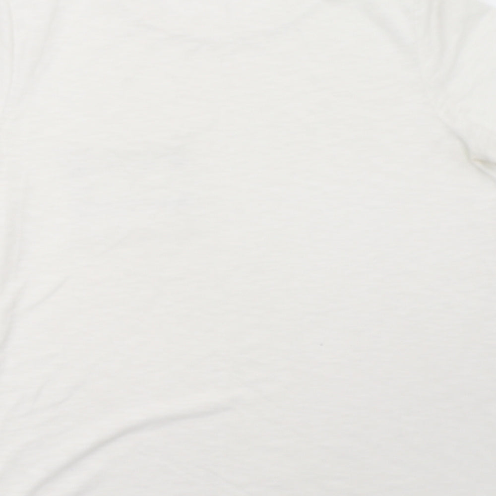 Womens UK Size 14 Bonmarché White Basic T-Shirt