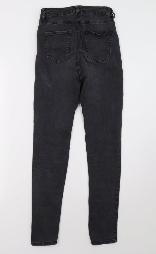 Back view of Gerry Weber women’s grey skinny jeans, size UK 6, 30-inch leg