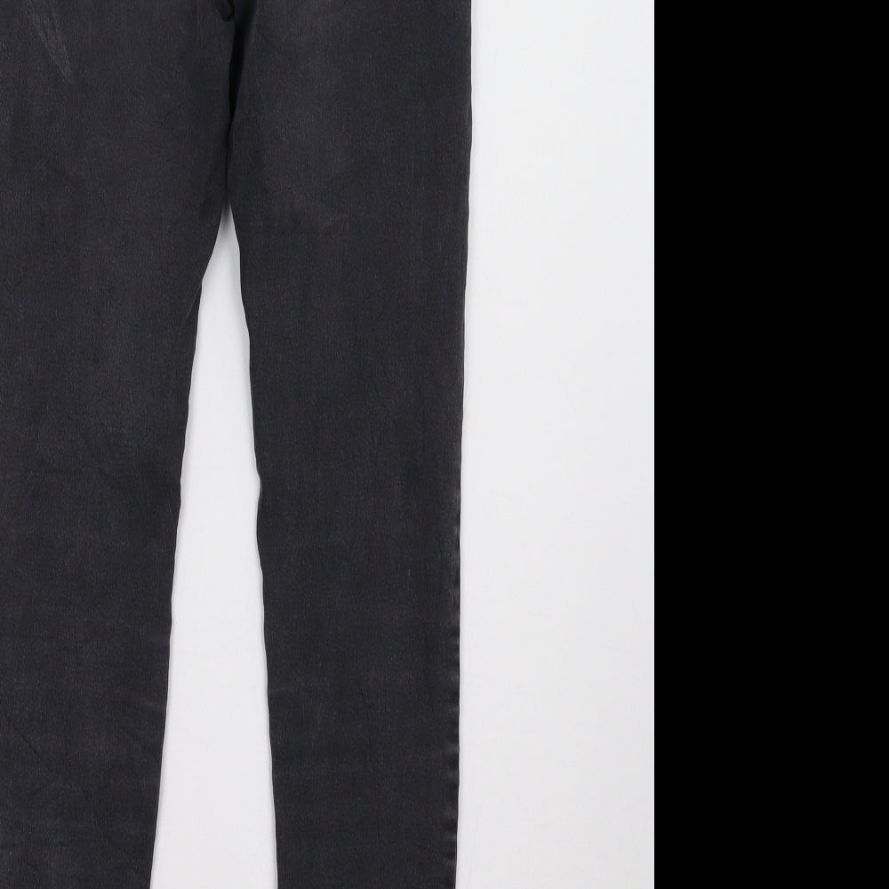 Brand and care label for Gerry Weber women’s grey skinny jeans, size UK 6, 30-inch leg