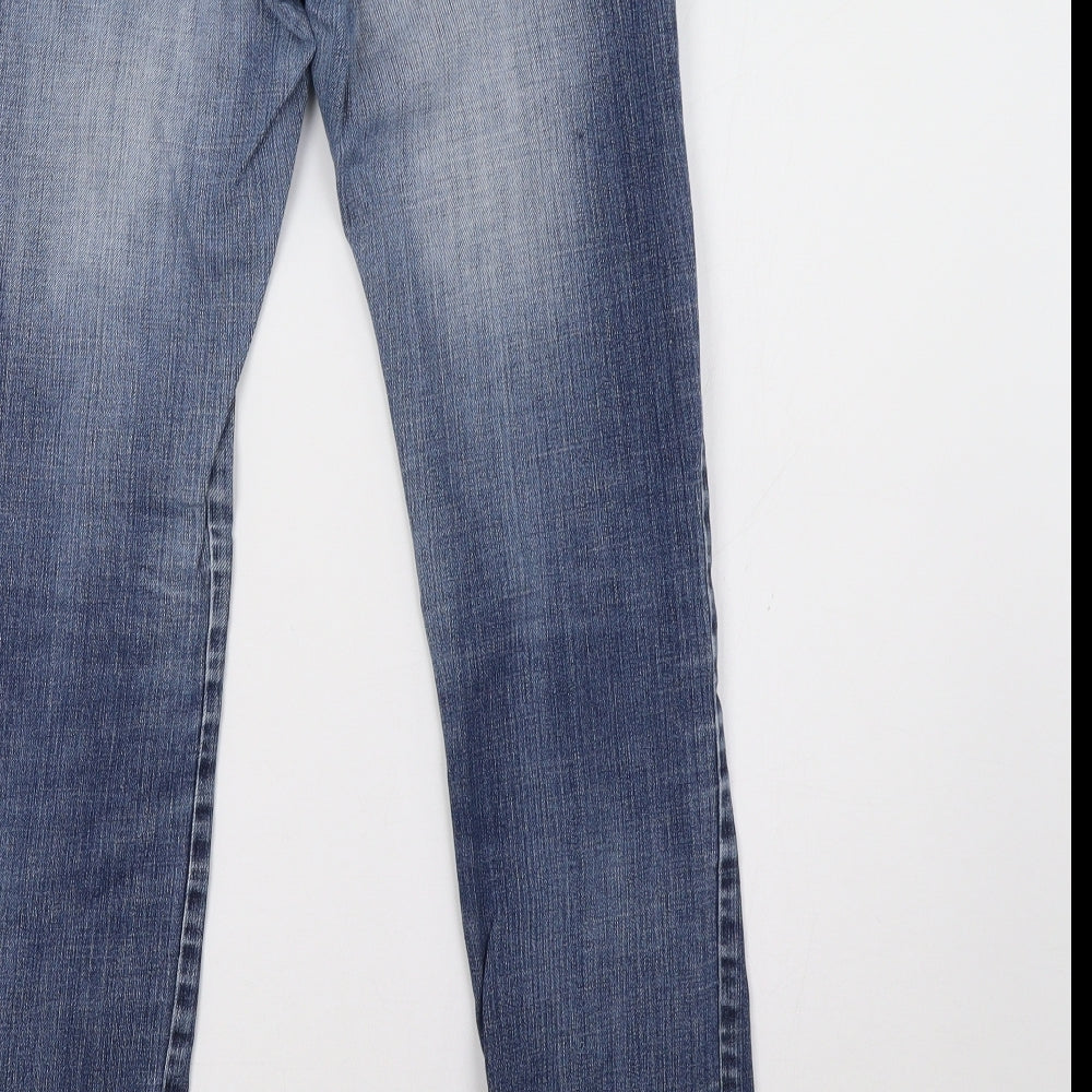 gian vargian Womens Blue Straight Jeans Size 28 L32 in