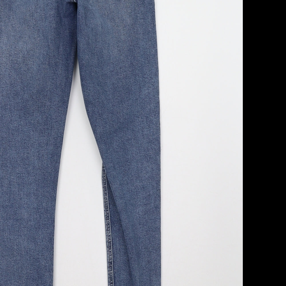 Womens UK Size 28 Topshop Regular Fit Skinny Blue Jeans