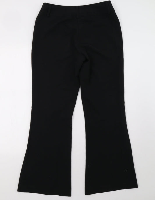 New Look Womens Black Trousers Size 12 L32 in