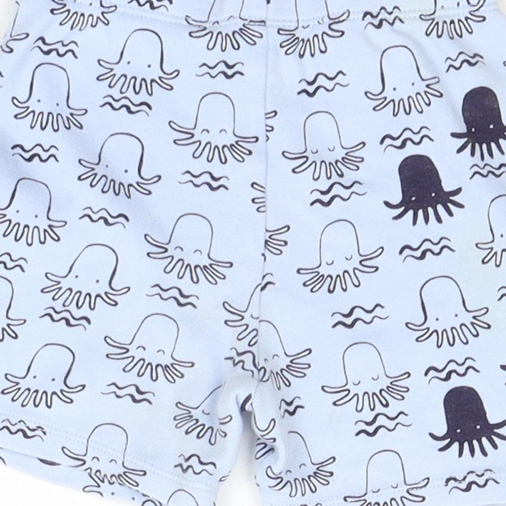 F&F Baby Blue Cropped Trousers Size 9-12 Months - squids
