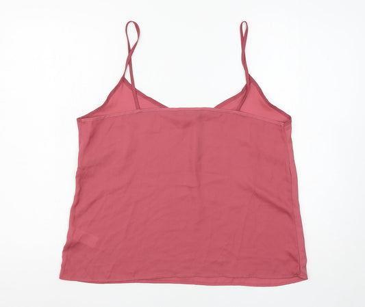 F&F Womens Pink Basic Tank Size 14