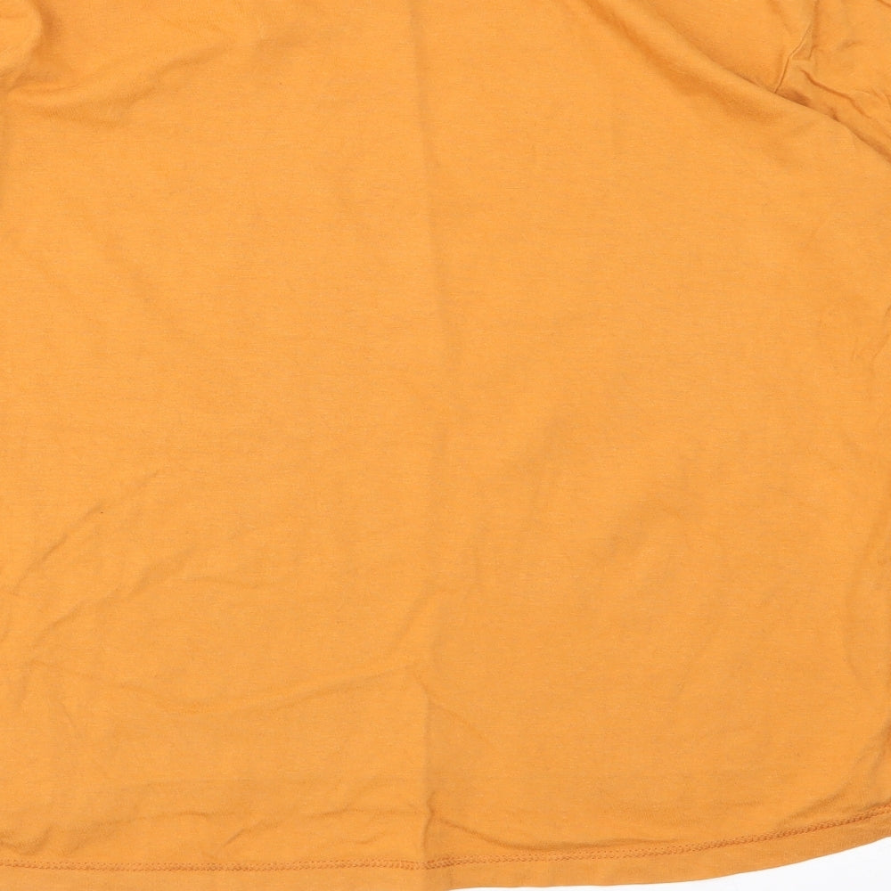Tbar Womens Yellow Basic T-Shirt Size XS