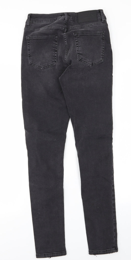 Boohoo Man Mens Grey Skinny Jeans Size 30 in L28 in