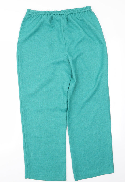 Womens UK Size 12 Julipa Regular Fit Dress Pants Blue Trousers