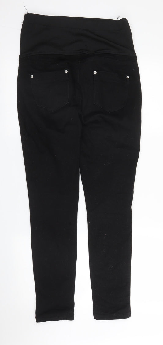 Boohoo Womens Black Denim Skinny Jeans Size 10 L27 in