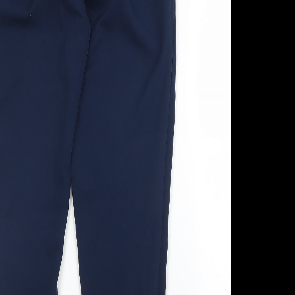 Womens UK Size 8 New Look Regular Fit Carrot Blue Trousers