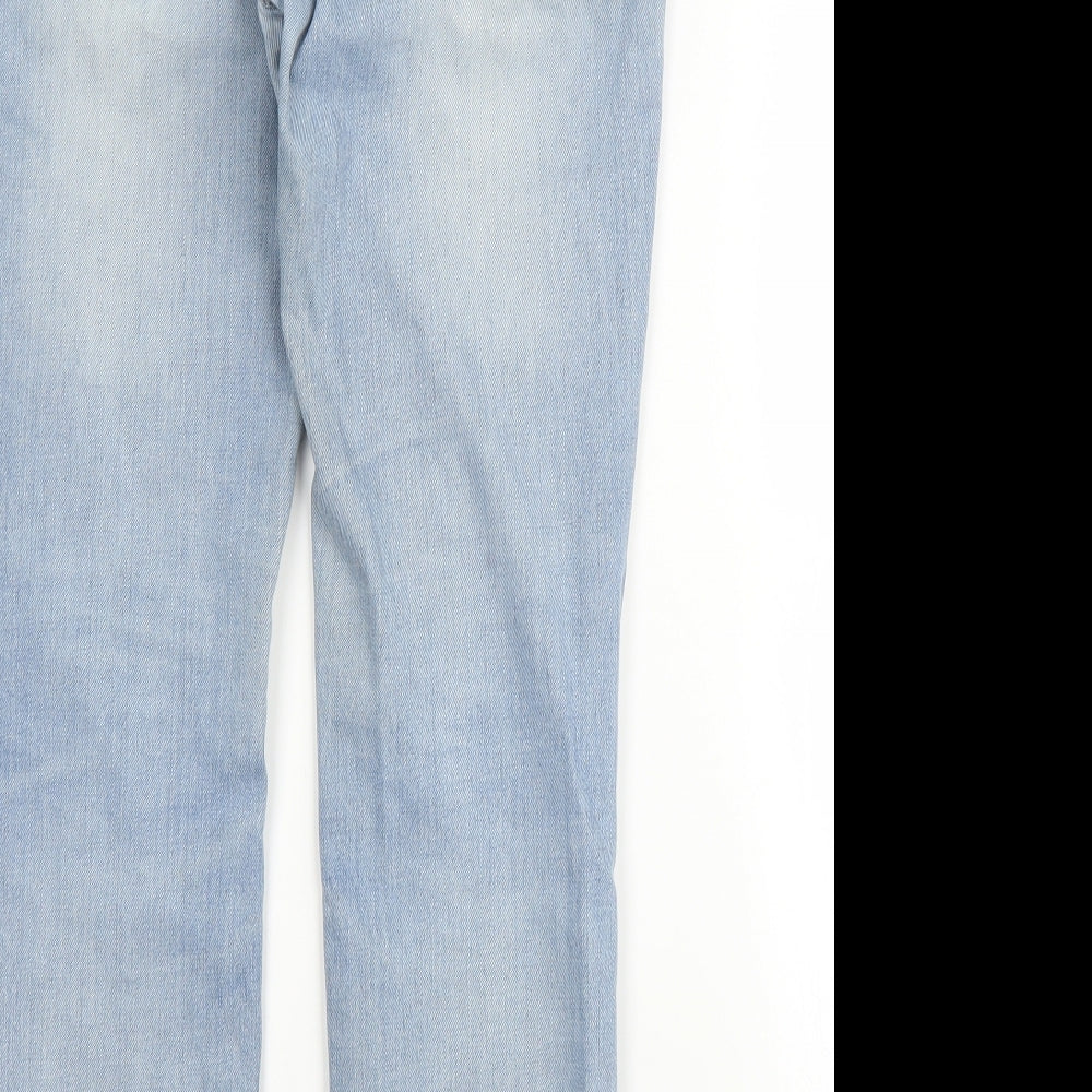 Womens UK Size 10 YesYes Regular Fit Skinny Blue Jeans