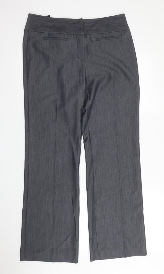 Womens UK Size 12 Epilogue Regular Fit Grey Trousers