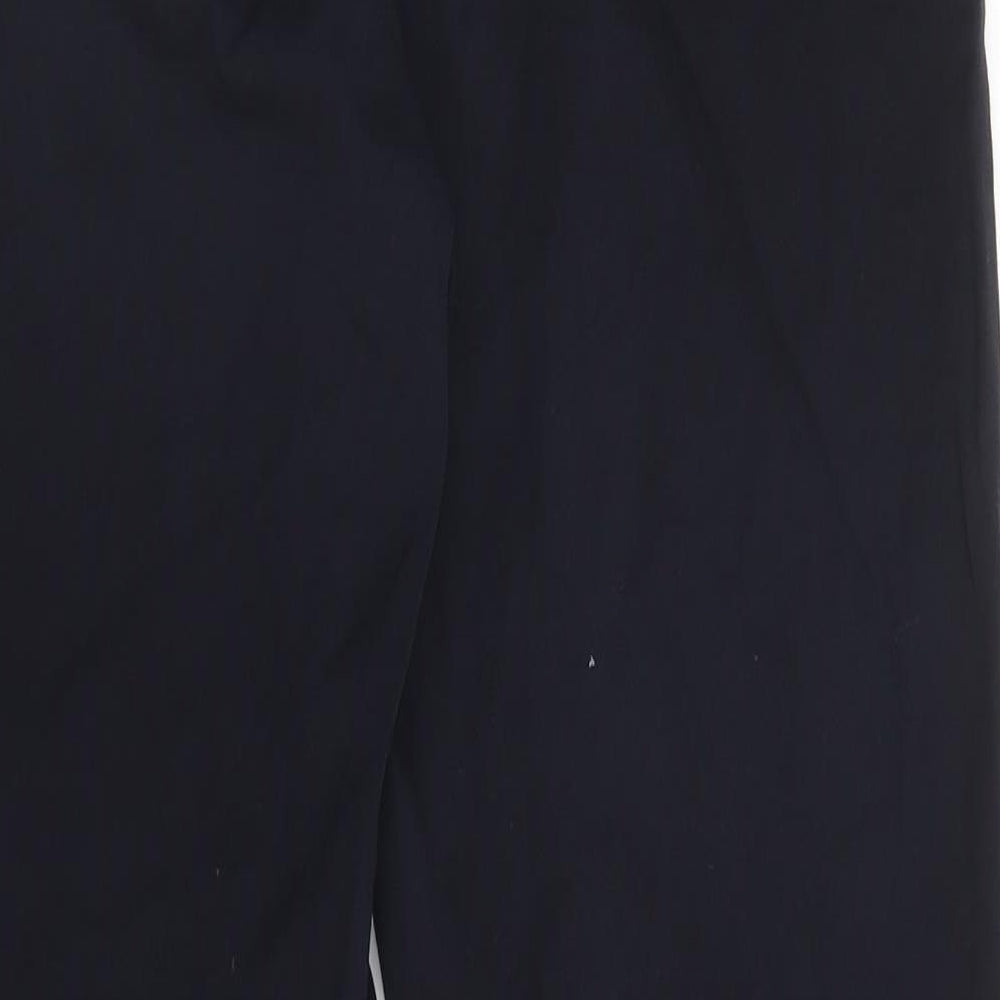 Womens UK Size 8 M&S Regular Fit Blue Trousers