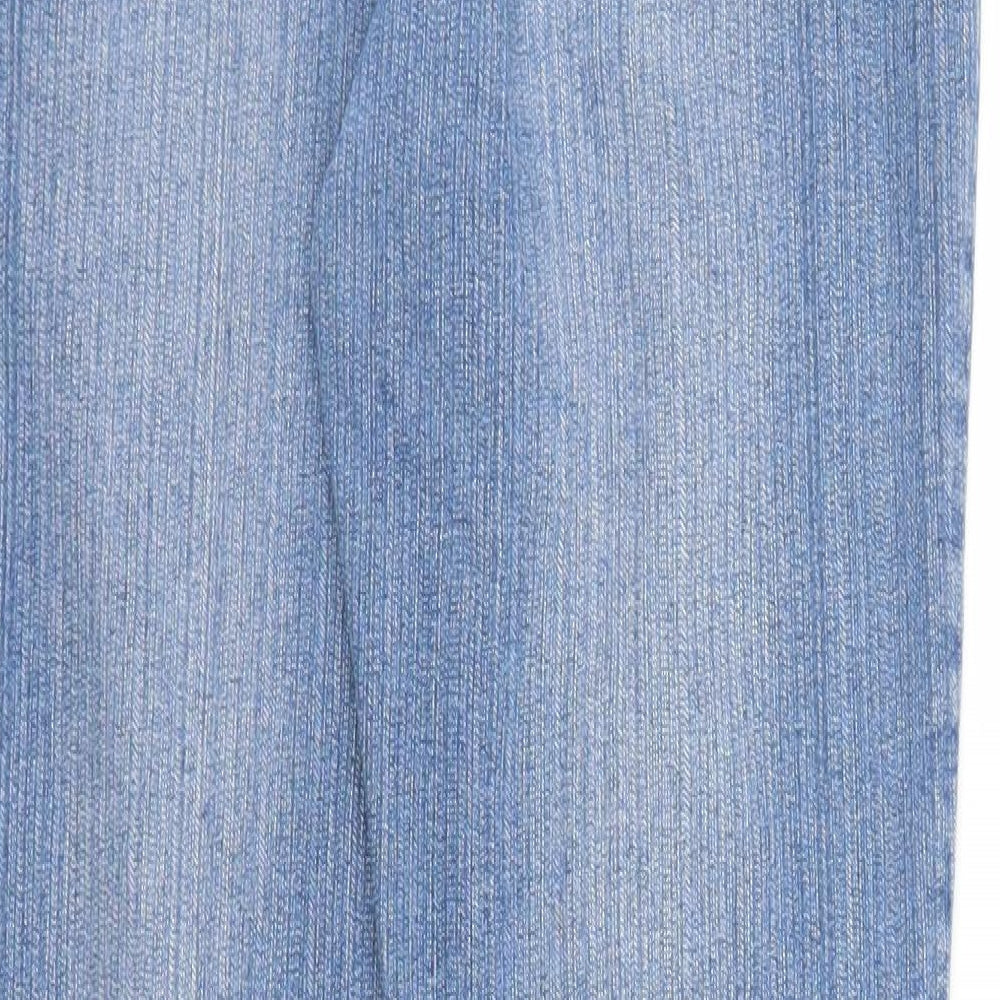 Womens UK Size 10 Denim 24/7 Regular Fit Skinny Blue Jeans