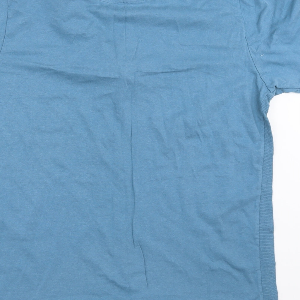 Easy Mens Blue Polo Size M