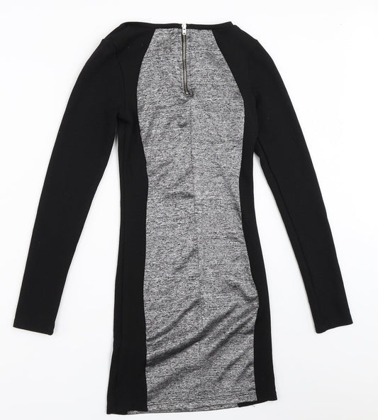 H&M Womens Black Bodycon Size 6