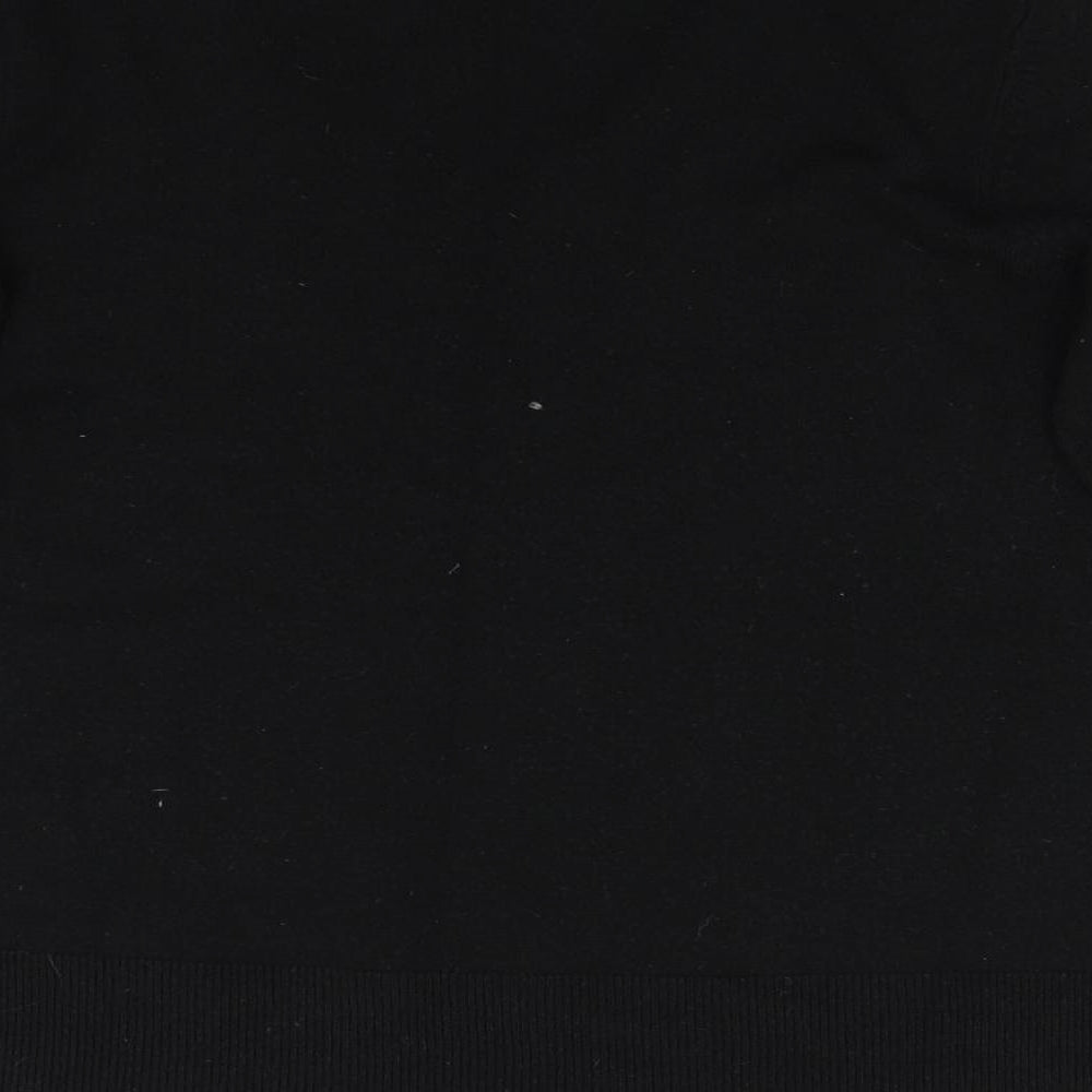 BHS Mens Black Knit Pullover Jumper