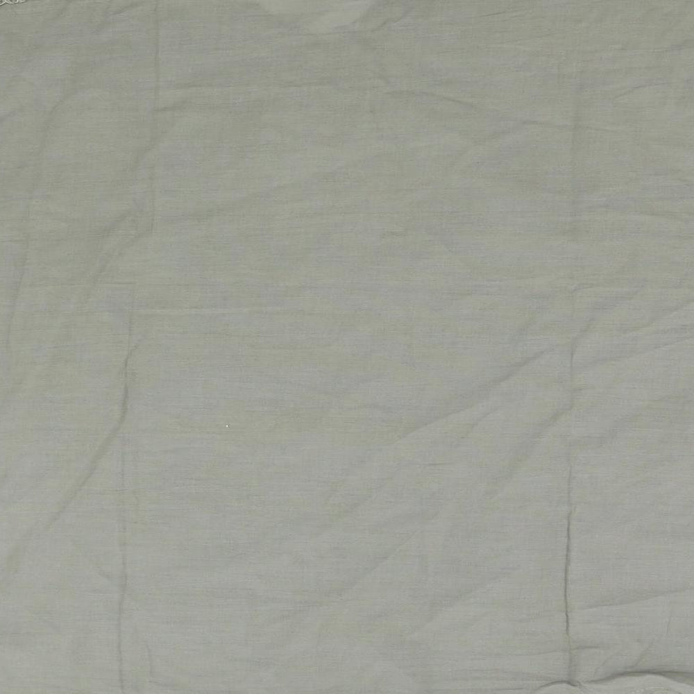 Womens UK Size One Size Preworn Green Basic Blouse