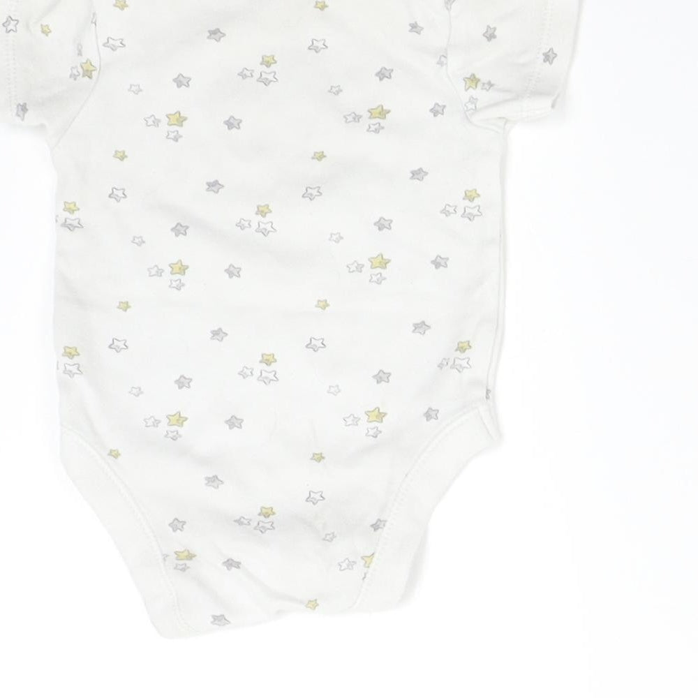 George Baby Grey Babygrow One-Piece Size 0-3 Months - Stars Made with Love