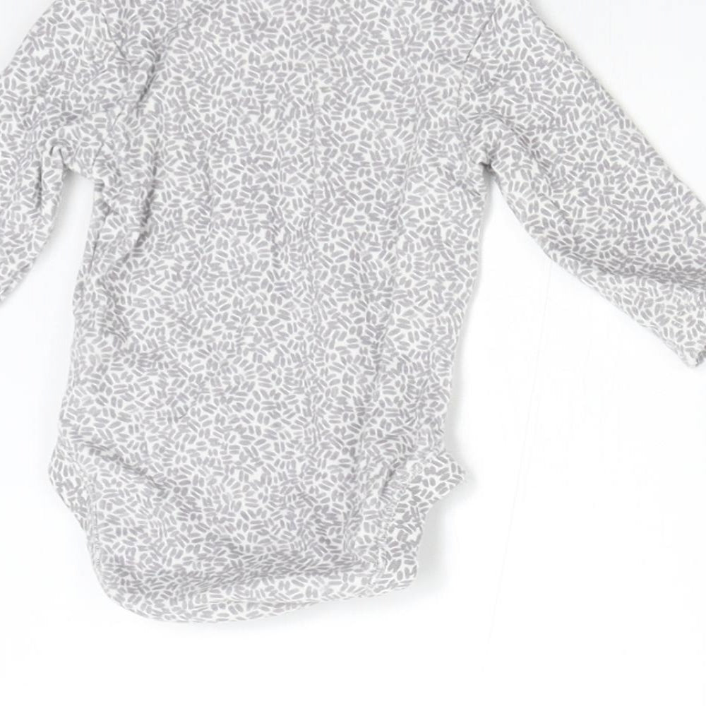 George Baby Grey Flecked Babygrow One-Piece Size 0-3 Months