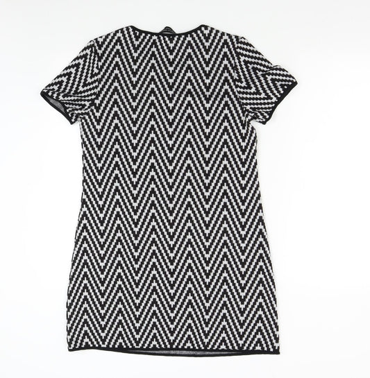 Dorothy Perkins Womens Multicoloured Geometric Slip Dress Size 10