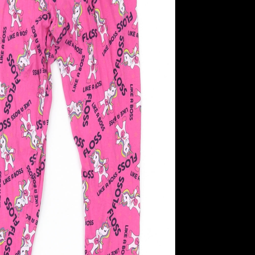 The Pyjama Factory Girls Pink Pyjama Pants Size 9-10 Years