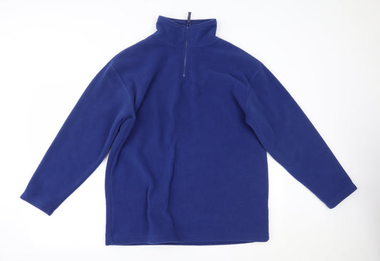 Additional front view of Alibi women’s blue jumper, size S