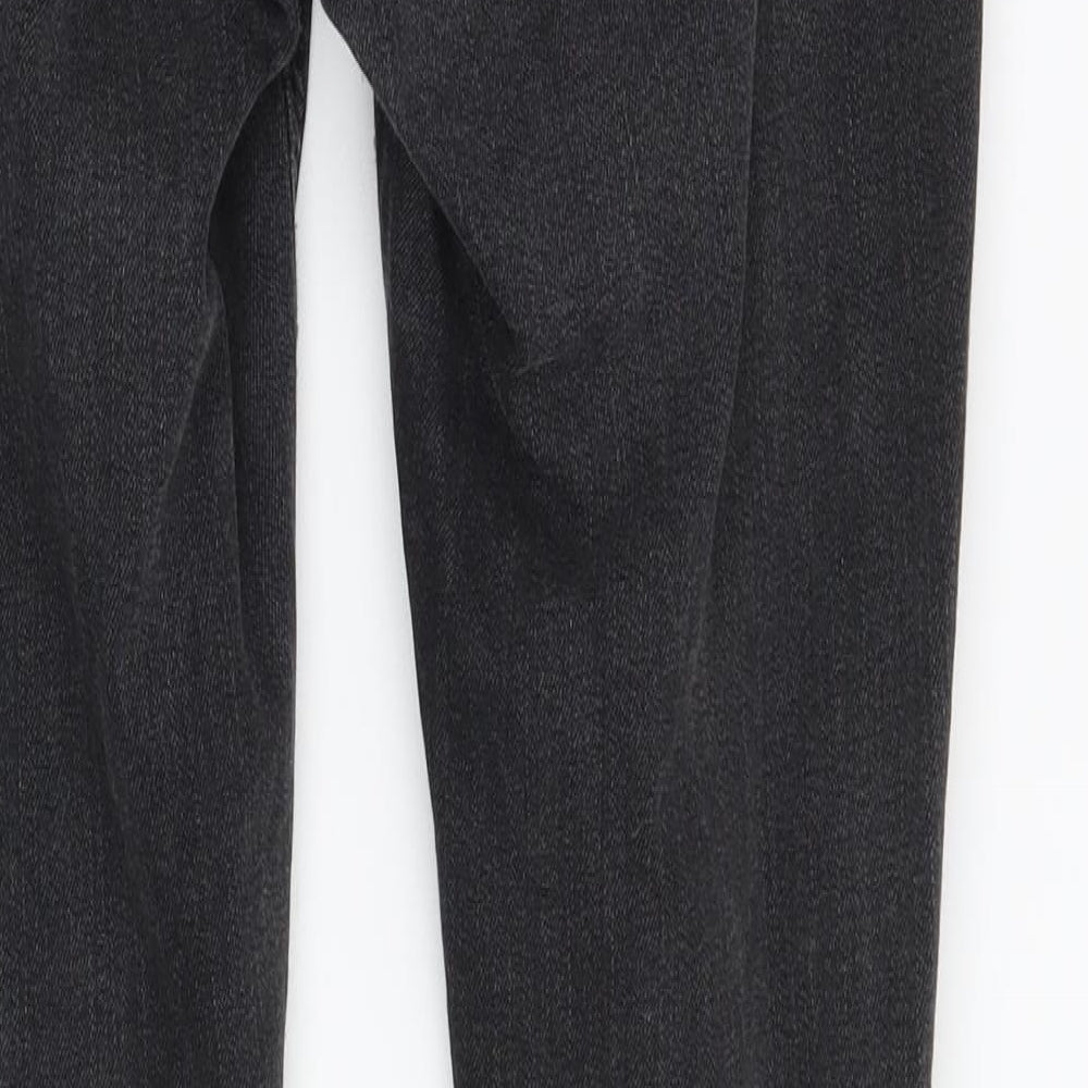 Womens UK Size 12 Denim co Regular Fit Skinny Black Jeans