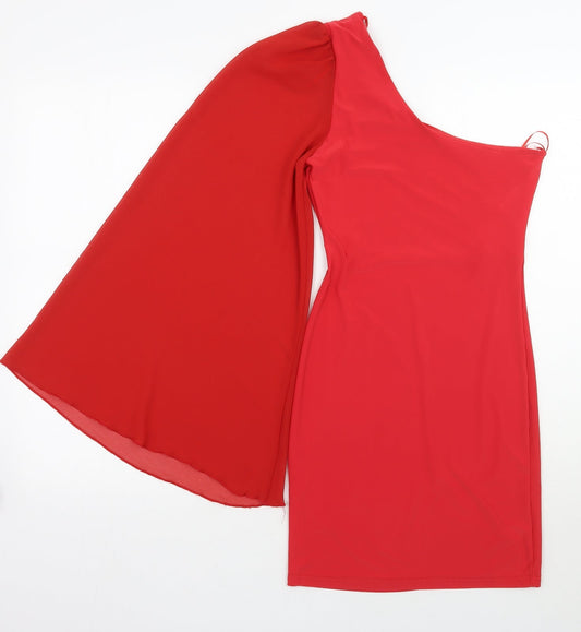 Rare Womens Red A-Line Size 8