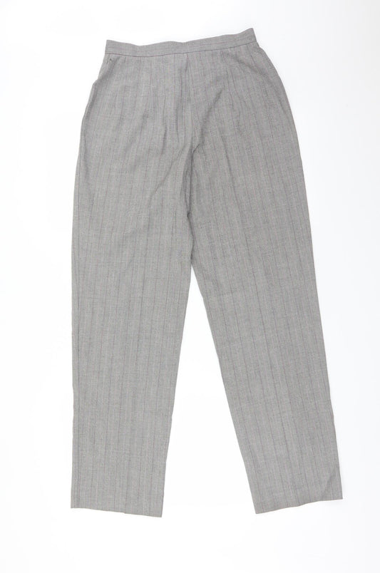 Womens UK Size 10 M&S Regular Fit Dress Pants Multicoloured Trousers