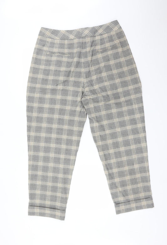Womens UK Size 14 M&S Regular Fit Multicoloured Trousers