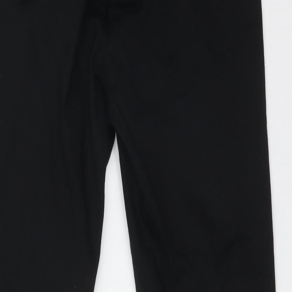 Womens UK Size 10 H&M Regular Fit Black Trousers