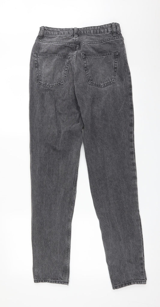 Topshop Womens Grey Mom Jeans Size 26 L36 in