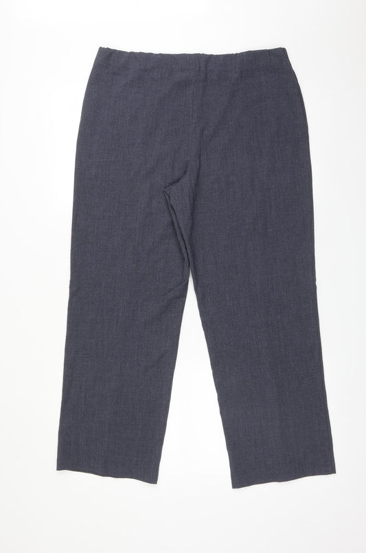 Autonomy Womens Blue Trousers Size 14 L27 in