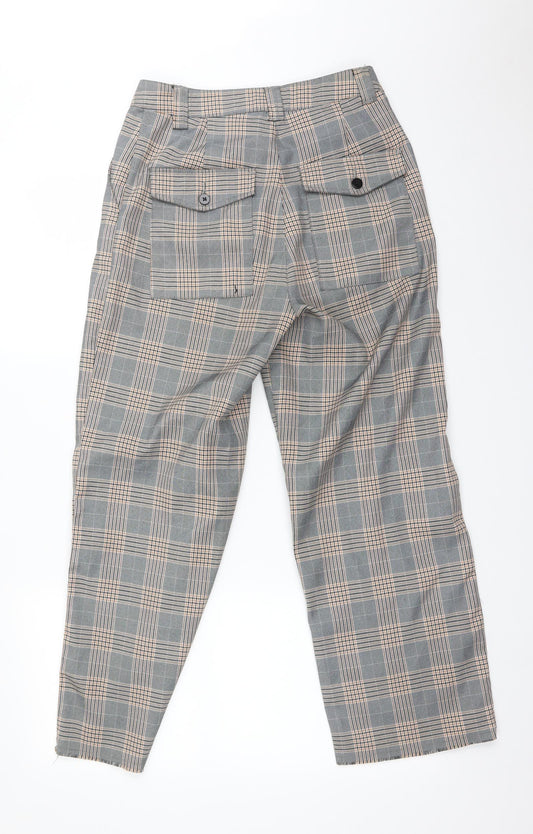 Womens UK Size 8 ASOS Regular Fit Multicoloured Trousers