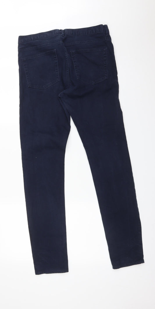 H&M Mens Blue Skinny Jeans Size 31 L30 in