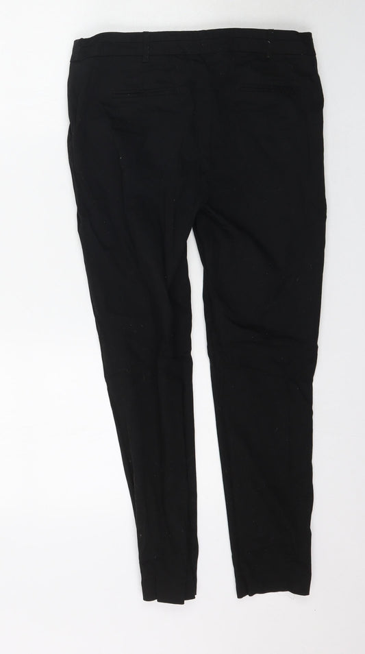 Womens UK Size 10 Atmosphere Regular Fit Black Trousers