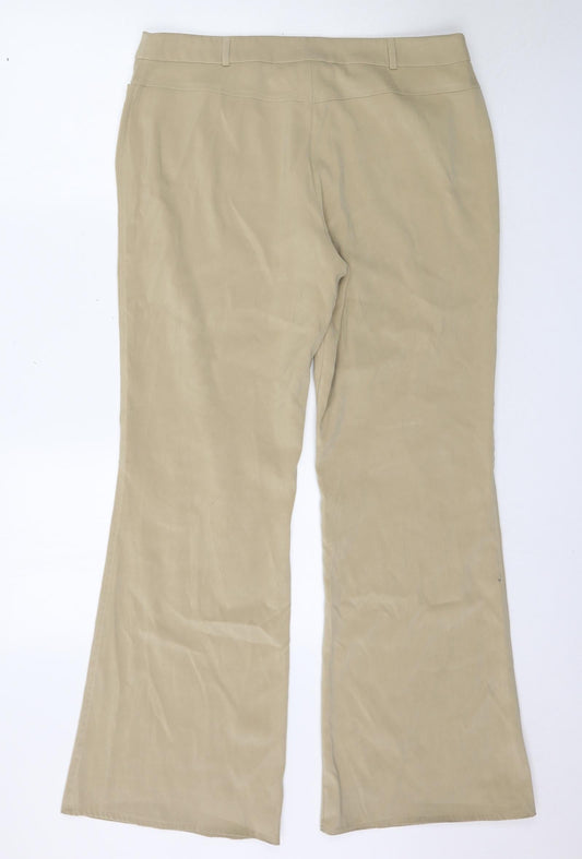 Bay Womens Beige Trousers Size 16 L32 in