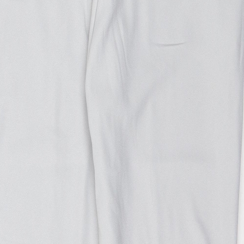 Womens UK Size L Preworn Regular Fit Grey Trousers