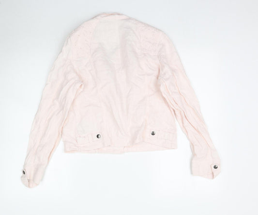 Womens UK Size 14 Marks and Spencer Pink Jacket