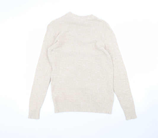 Primark Mens Brown Pullover Jumper Size S