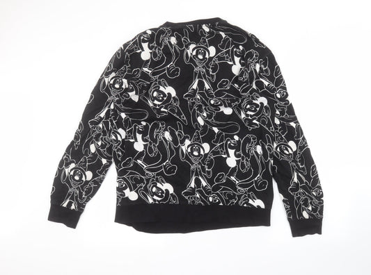 Womens UK Size M H&M Black Pullover Jumper