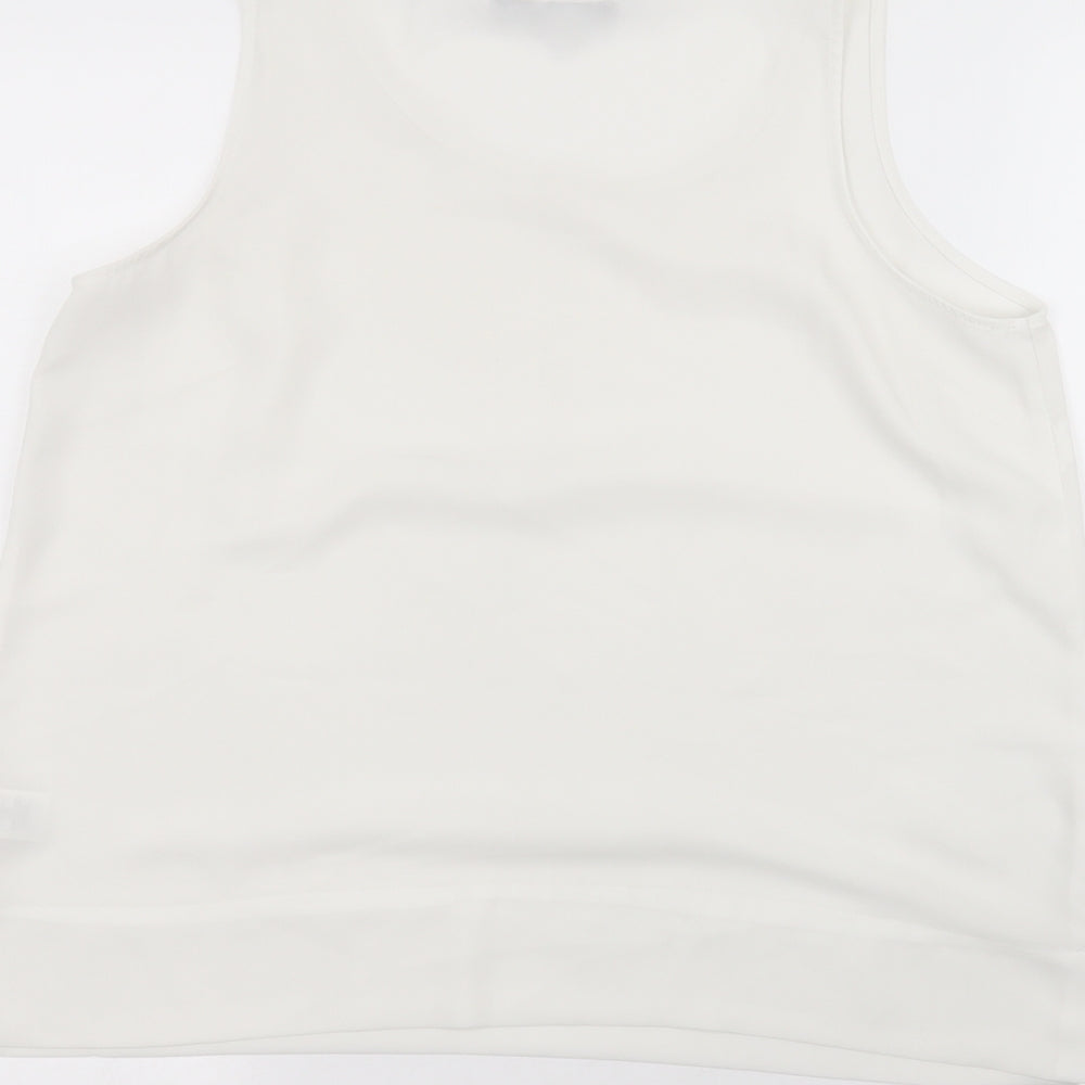 Primark Womens White Basic T-Shirt Size 12