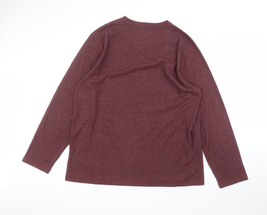 Eddie Bauer Womens Purple Pullover Jumper Size XL