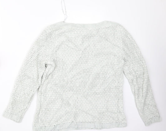 Womens UK Size 14 Debenhams Grey Pullover Jumper