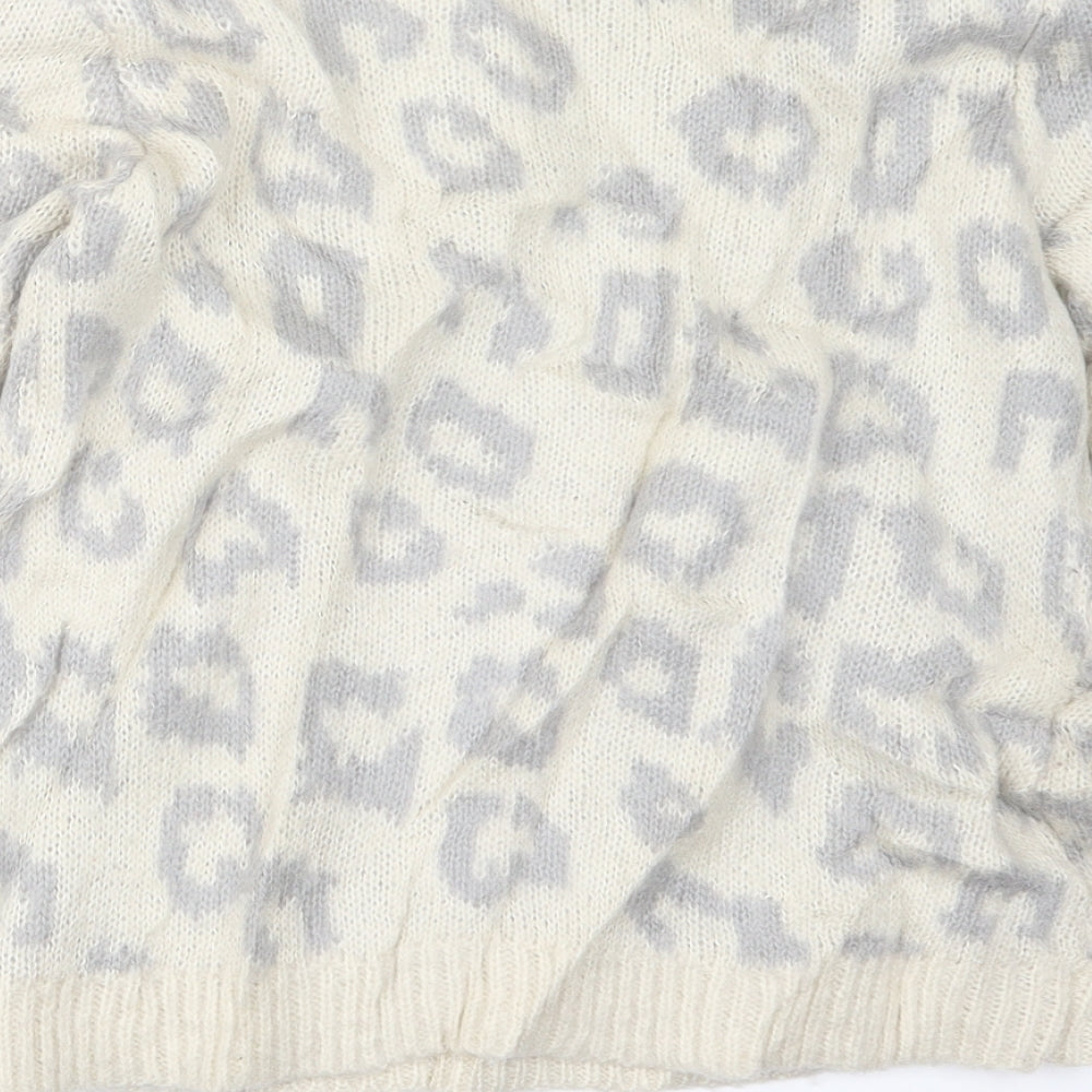 Womens UK Size 10 Dorothy Perkins White Pullover Jumper