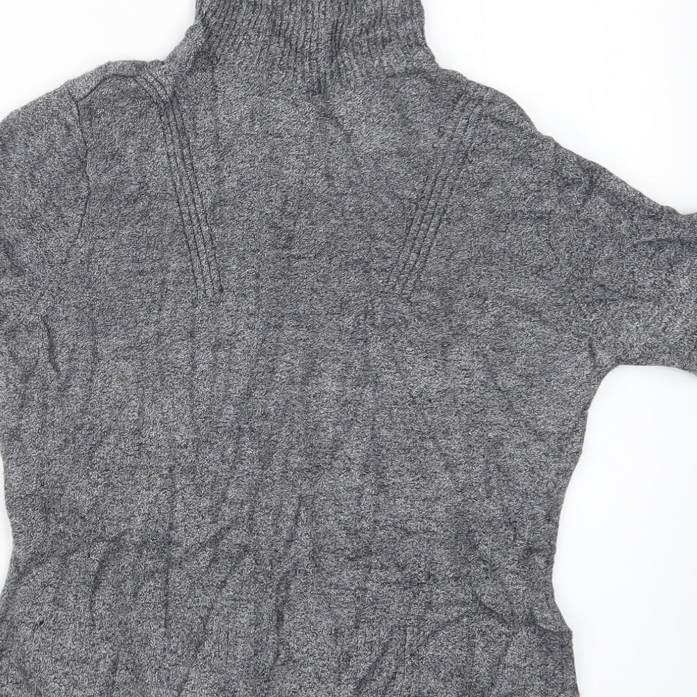 Womens UK Size M Preworn Grey Basic T-Shirt