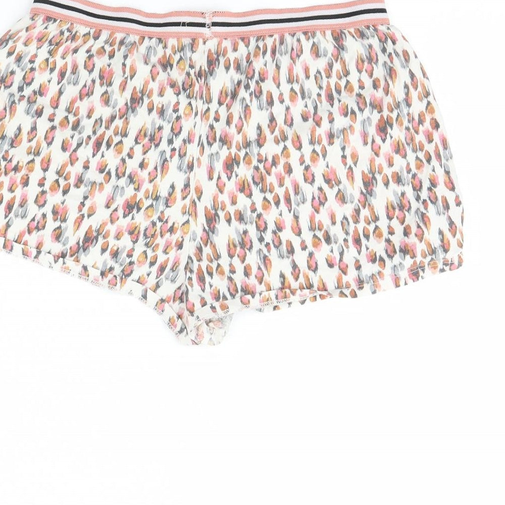 NEXT Womens White Animal Print Cami Pyjama Pants Size S